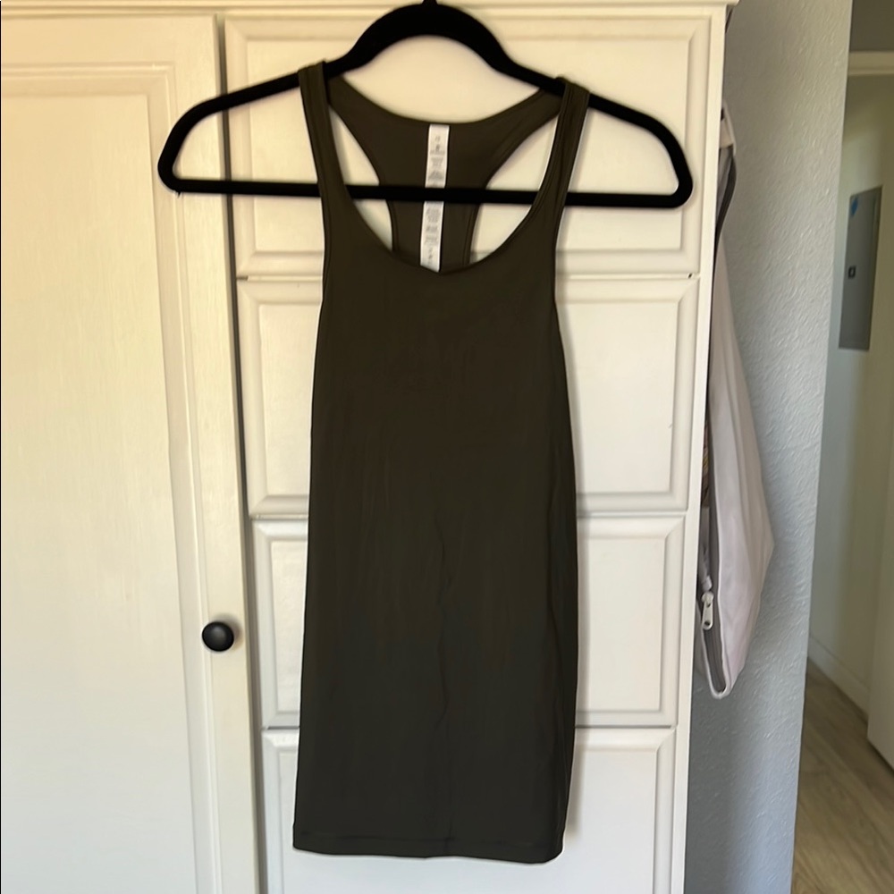 lululemon athletica green racerback Tank Top